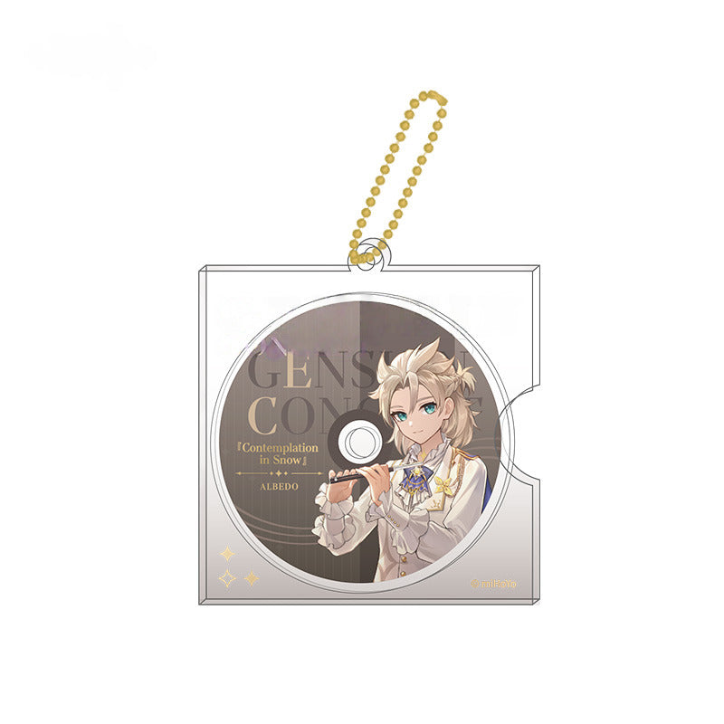 Genshin Impact Character CD Style Pendant Concert Theme