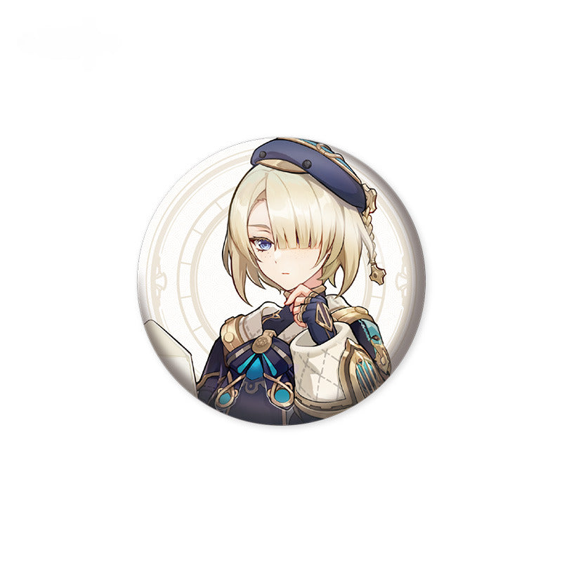 Genshin Impact Badge Standee File Folder 2023 Game Art Exhibition Series