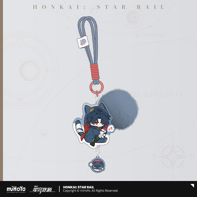 Honkai: Star Rail Chibi Acrylic Pendant Boys' Dormitory Series