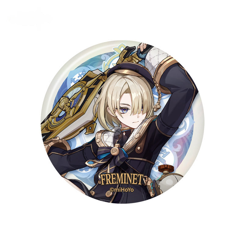 Genshin Impact Badge Fontaine Court Theme