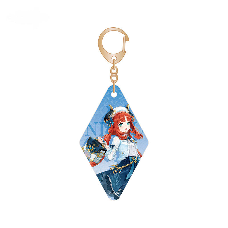 Genshin Impact Badge Pendant File Folder Mouse Pad Bag Nilou Starry Series
