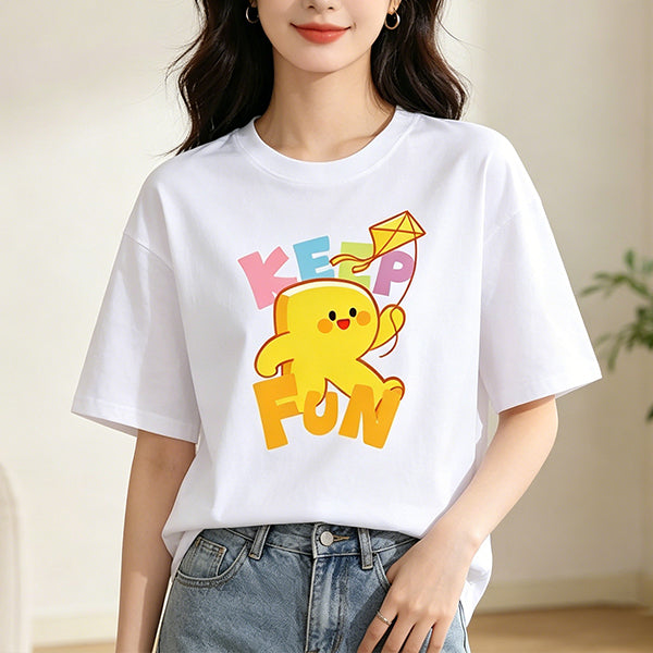 ZJSTV Keep Running S14 “R” Logo T-Shirt - White