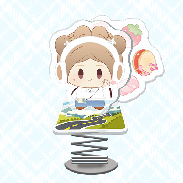 ZJSTV Keep Running Chibi-Style Bouncy Standee 2.0
