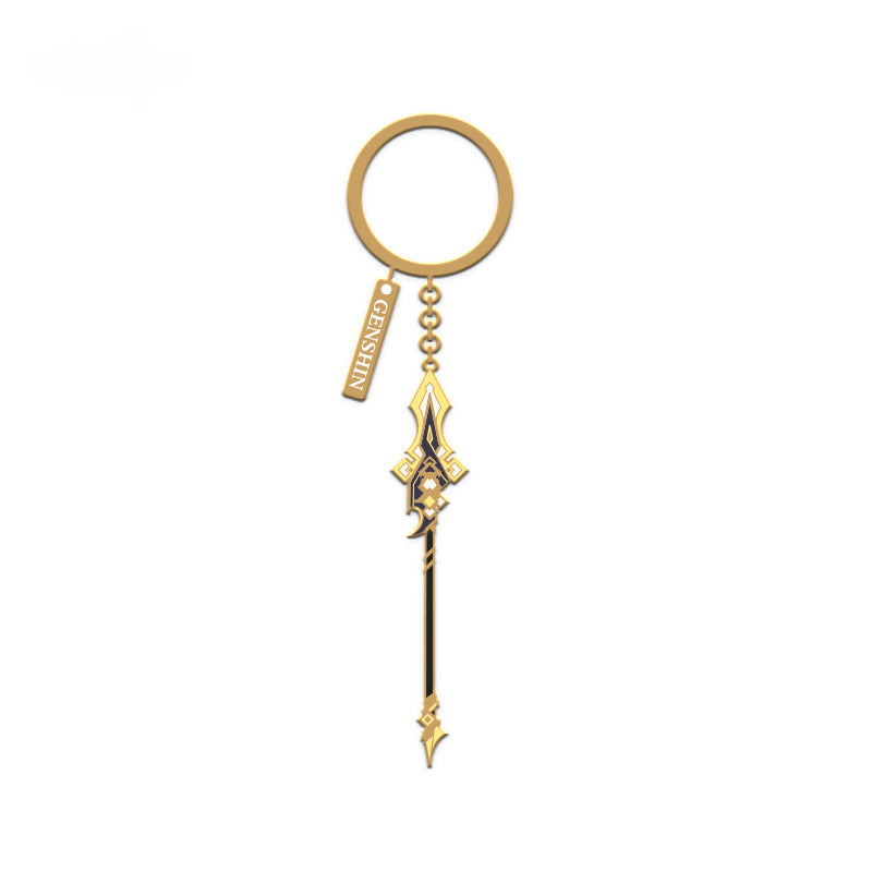 Genshin Impact Metal Weapon Pendant Divine Foresight Series