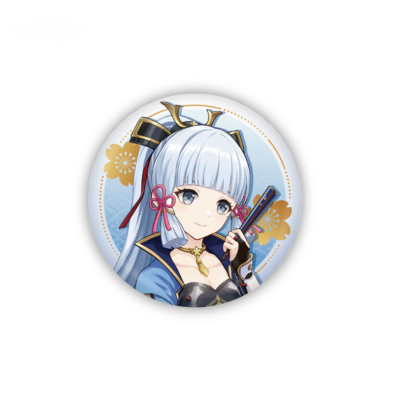 Genshin Impact Badge Colored Paper Pendant Glistening Bazaar Series