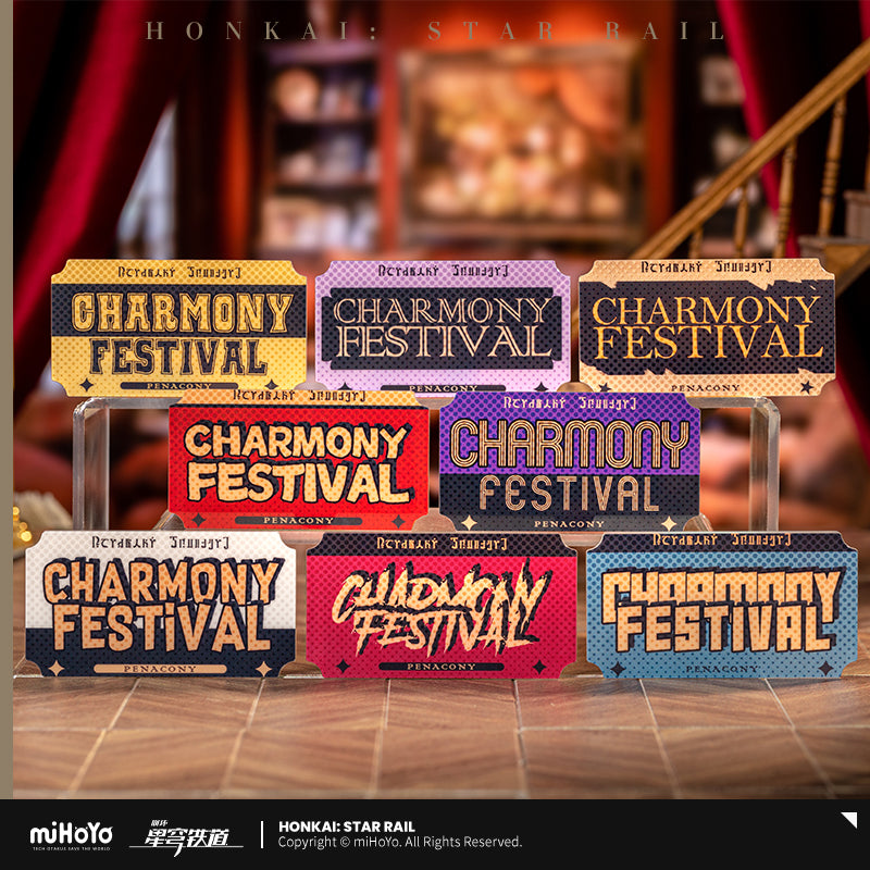 Honkai: Star Rail Acrylic Collectible Set Festival Invite Series