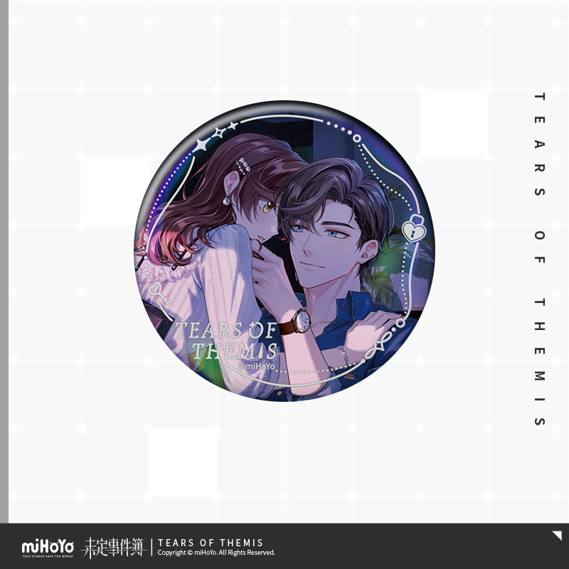 Tears of Themis Where The Heart Series Double-Person Tinplate Badge