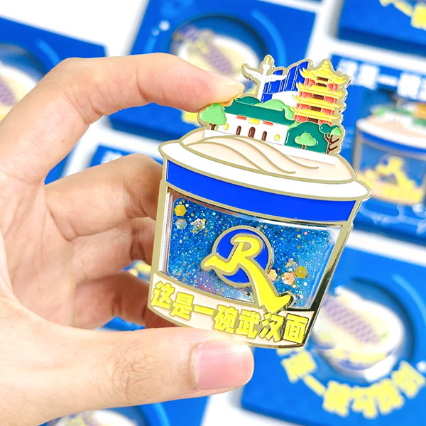 ZJSTV Keep Running Official Merch – Wuhan Noodles Fridge Magnet