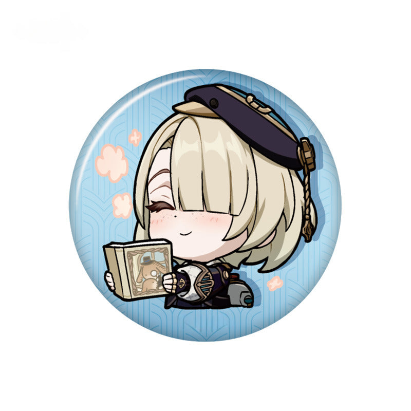 Genshin Impact Badge Q Version Emoticon Series