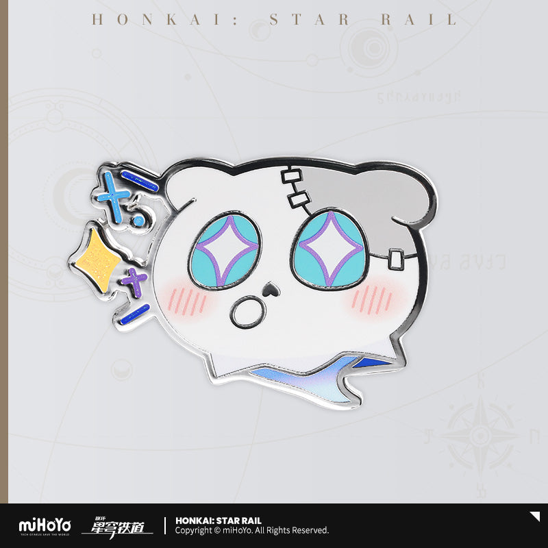 Honkai: Star Rail Wuwubo Metal Badge Wuwu Yixia Series