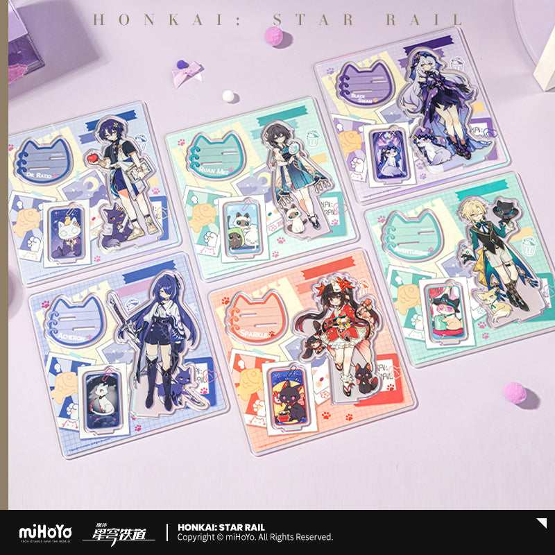 Honkai: Star Rail Acrylic Standee Little Kitten Series