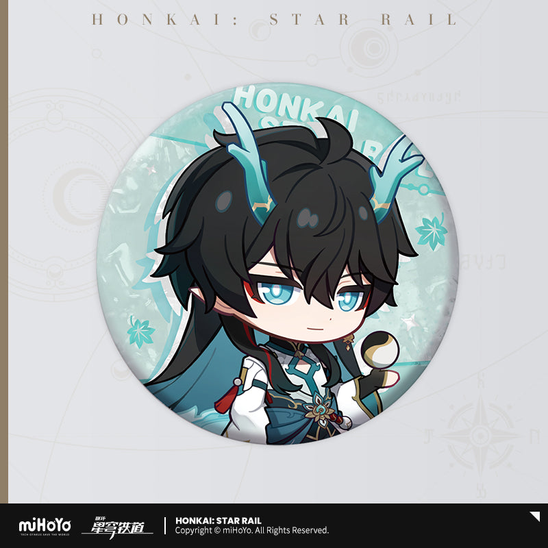 Honkai: Star Rail Chibi Badge Train Travel Series