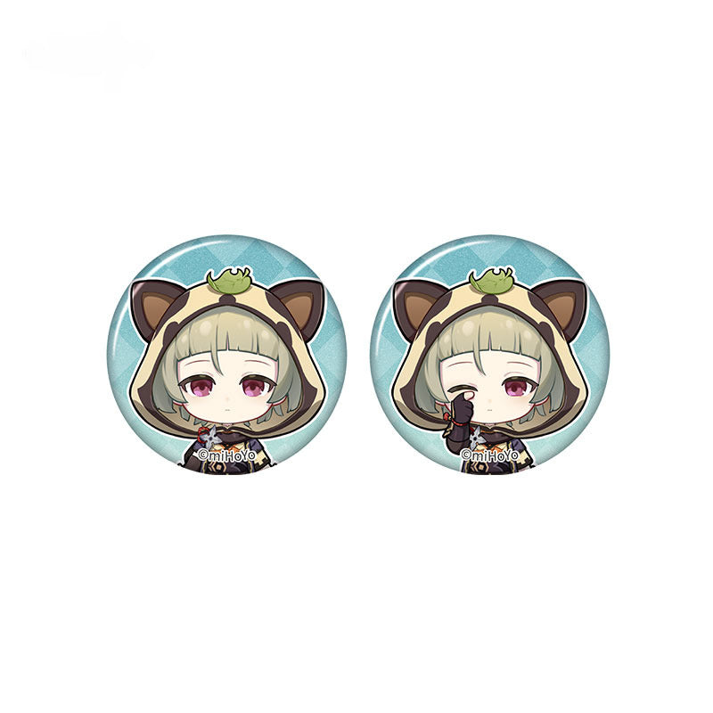 Genshin Impact Mini Badge Set Taking Pictures Recounting Good Times Series