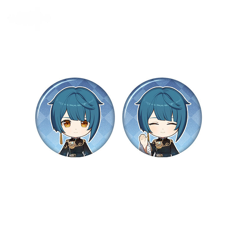Genshin Impact Mini Badge Set Taking Pictures Recounting Good Times Series