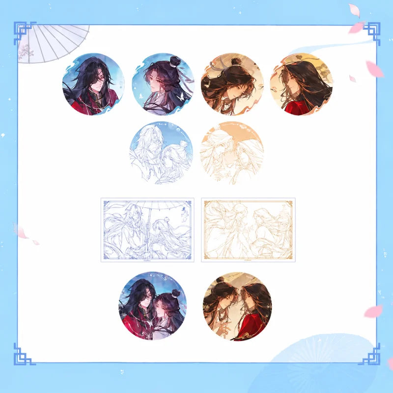 Heaven Official's Blessing Paper Shadows of Time Birthday Badge