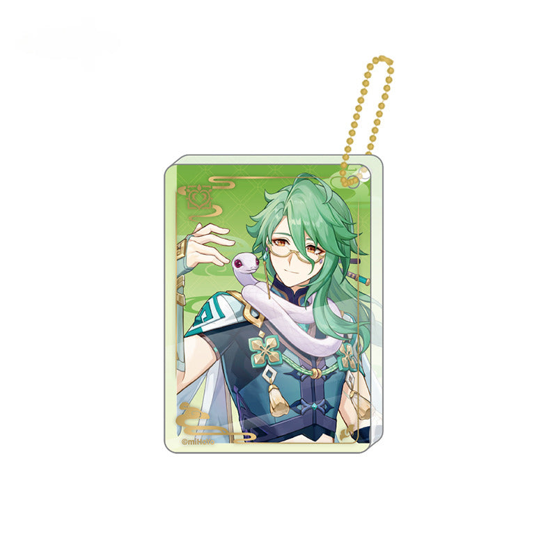 Genshin Impact Character Thick Acrylic Pendant