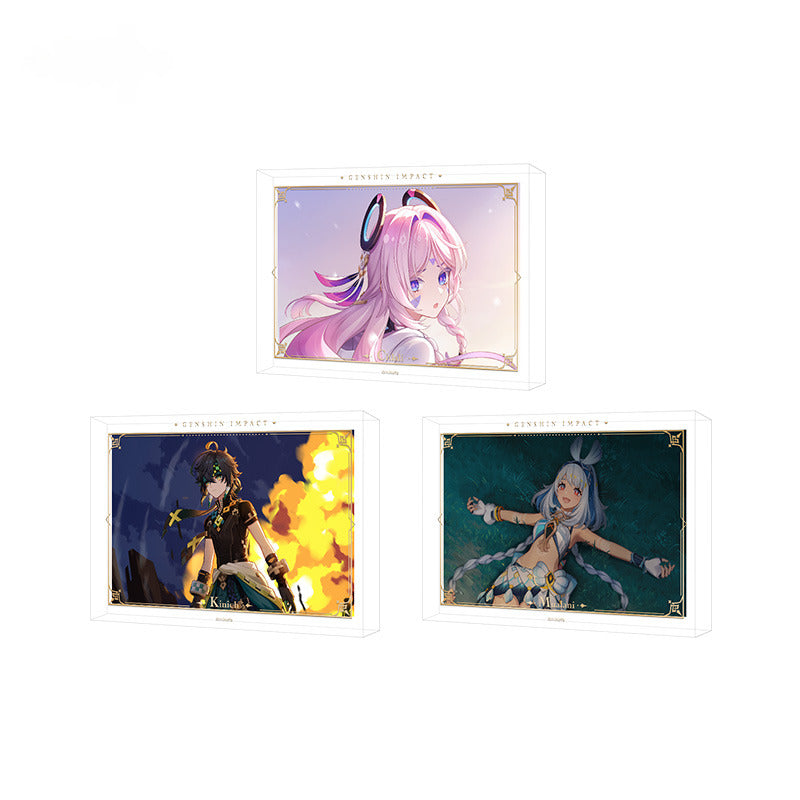 Genshin Impact Thick Acrylic Decorative Painting Character PV Series