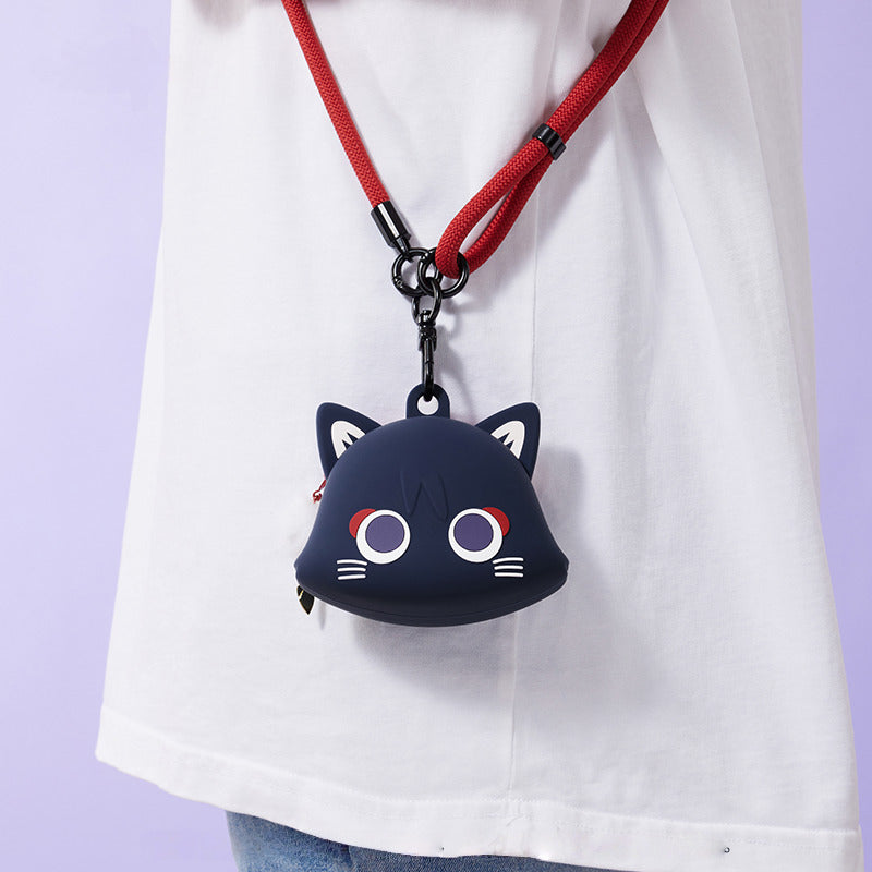 Genshin Impact Mini Silicone Storage Bag Wanderer FairyTale Cat Series