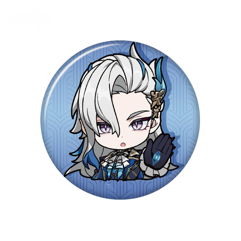 Genshin Impact Badge Q Version Emoticon Series
