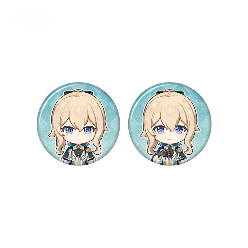 Genshin Impact Mini Badge Set Taking Pictures Recounting Good Times Series