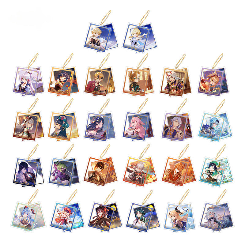 Genshin Impact Double Panel Acrylic Pendant