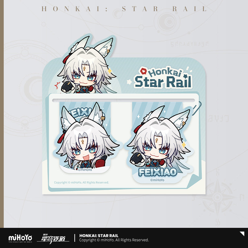 Honkai: Star Rail Soft Magnetic Bookmark Set Pom - Pom Exhibition Hall Series