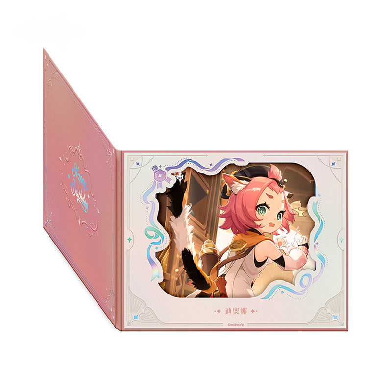 Pre-order Genshin Impact Flip Style Flower Window Colored Paper 2025 Day of Destiny Series