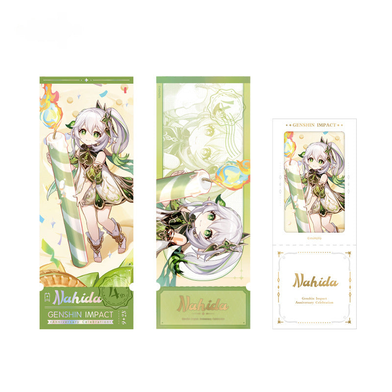 Genshin Impact Commemorative Ticket Set Anniversary Celebration Series