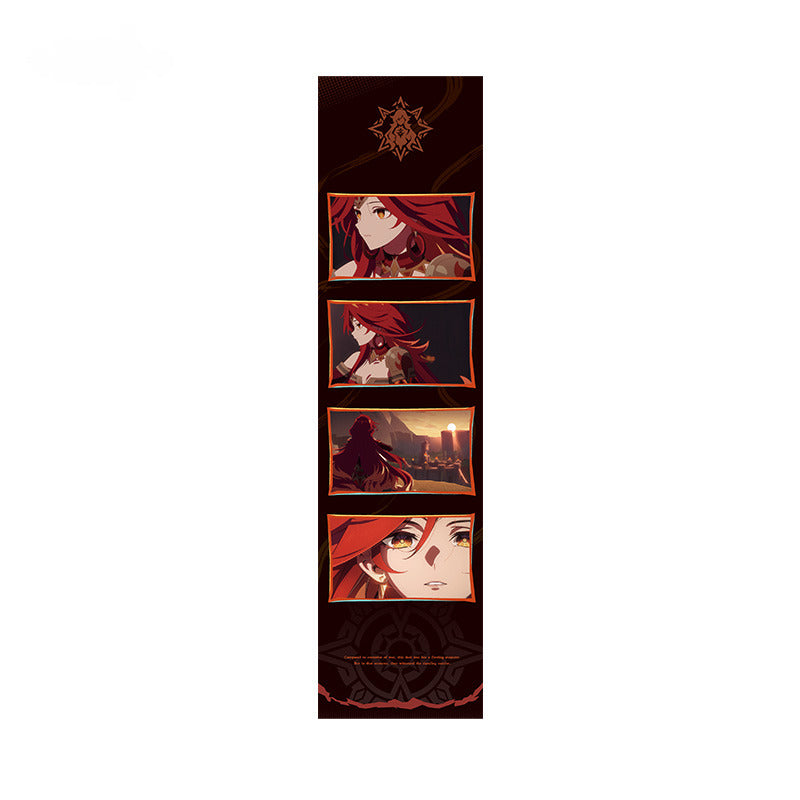 Genshin Impact Badge Pendant Accordion Page Imitation Film SetDusk Series