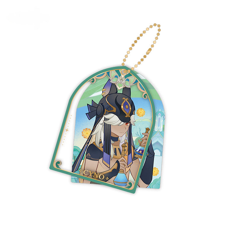 Genshin Impact Badge Acrylic Pendant Elixir of Glistening Gold Theme