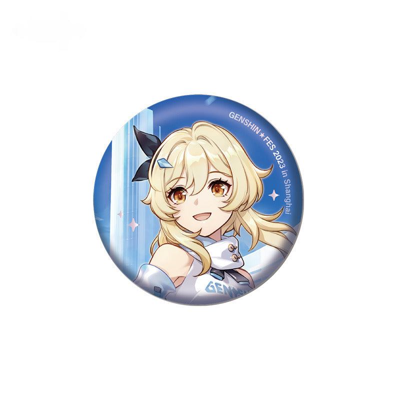 Genshin Impact Badges Standee Ornament 2023 Celebration Gathering Series