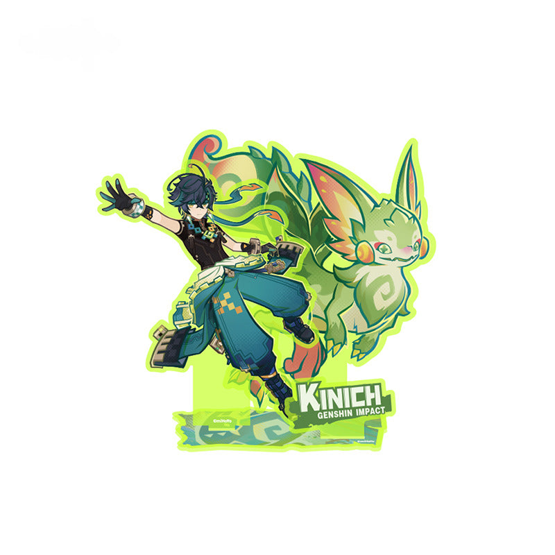 Genshin Impact Badge Standee Laser Ticket Traces of Artistry Series