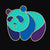 Fortune Panda Fridge Magnet