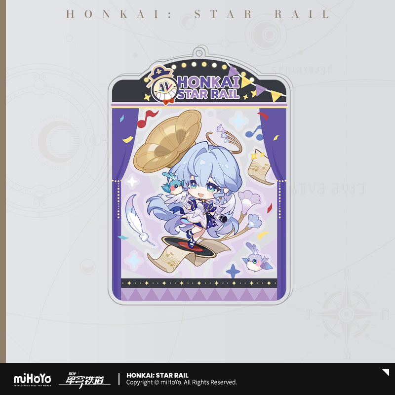 Honkai: Star Rail Chibi Acrylic Bobblehead Keychain Autumn Festival Series