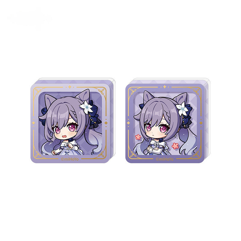 Genshin Impact Badge Standee Stamp Photo Frame Stick-it Storage Cloth Umbrella Keqing - Glistening Night Banquet Series