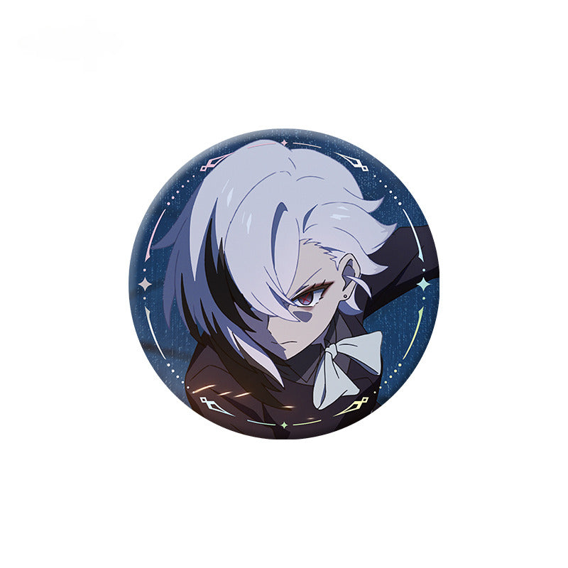 Genshin Impact Badge Imitation Film Bookmark Set Ember Song Series