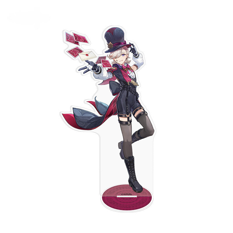 Genshin Impact Badge Standee File Folder 2023 Game Art Exhibition Series