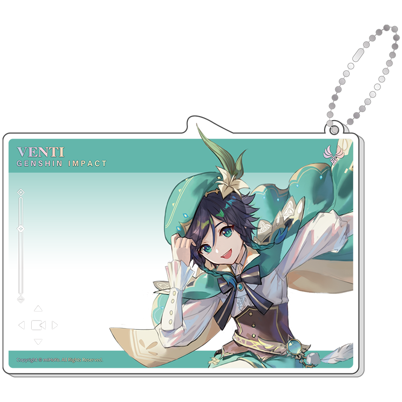 Genshin Impact Character Acrylic Group Photo Card Anniversary Celebration Series