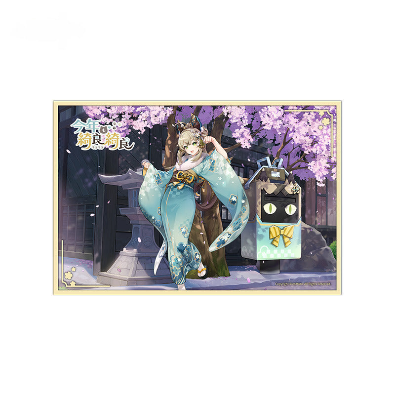 Genshin Impact Badge Standee Colored Paper Kirara- Meow Express Series