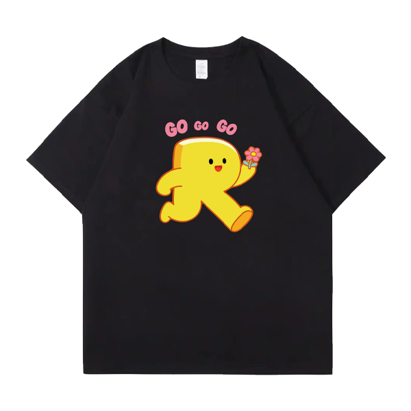 ZJSTV Keep Running S14 “R” Logo T-Shirt - Black