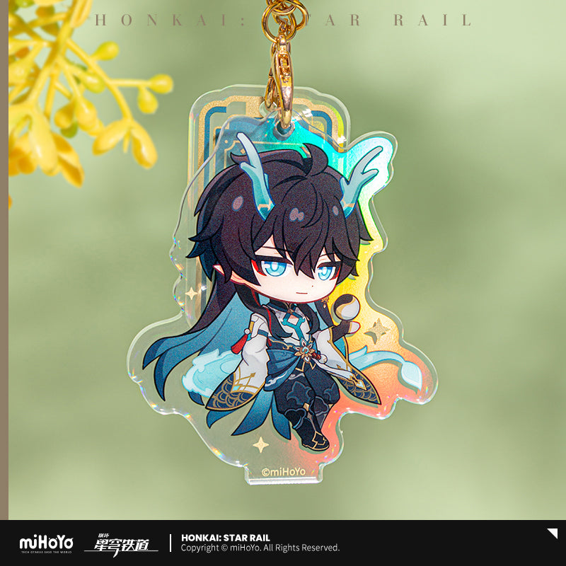 Honkai: Star Rail Chibi Acrylic Hanging Ornament Train Travel Series