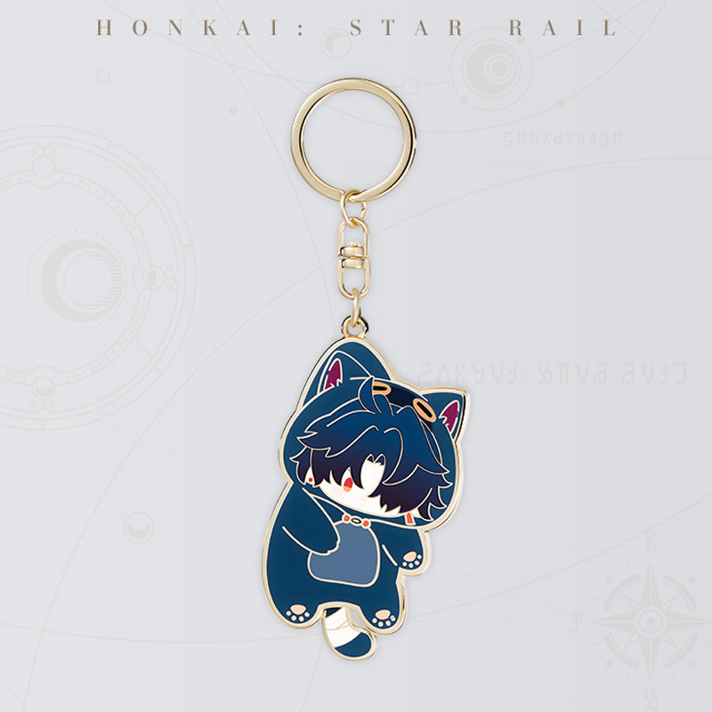 Pre-order Honkai: Star Rail Q-version Metal Pendant Boys' Dormitory Series