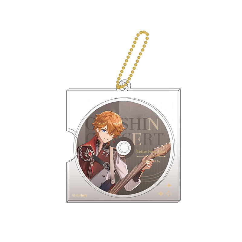 Genshin Impact Character CD Style Pendant Concert Theme