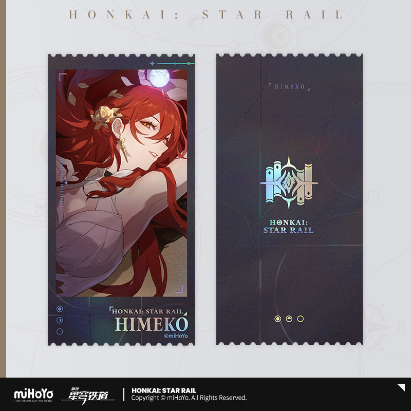 Honkai: Star Rail Laser Engraved Commemorative Ticket Set Departure Countdown Series
