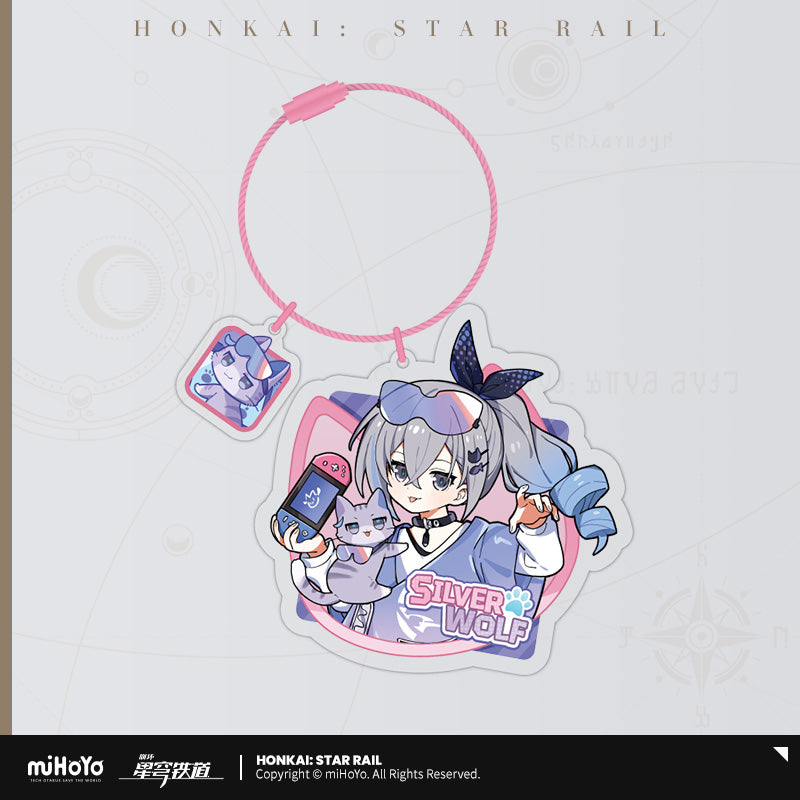 Honkai: Star Rail Acrylic Pendant Little Kitten Series