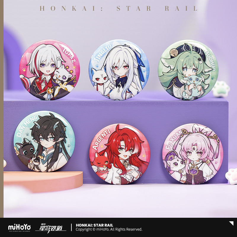 Honkai: Star Rail Badge Little Kitten Series