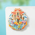 Leaping over the Dragon Gate - Little Carp's Adventure Fridge Magnet