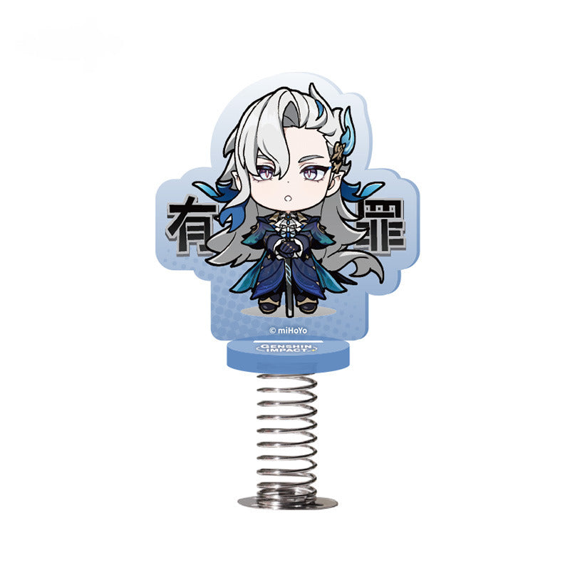Genshin Impact Acrylic Bobblehead Standee Q Version Emoticon Series