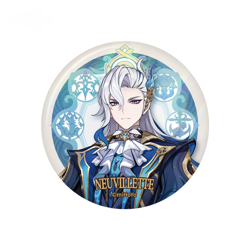 Genshin Impact Badge Fontaine Court Theme