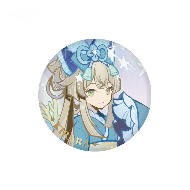 Genshin Impact Badge Standee Jinsho no Yosegaki Theme Series